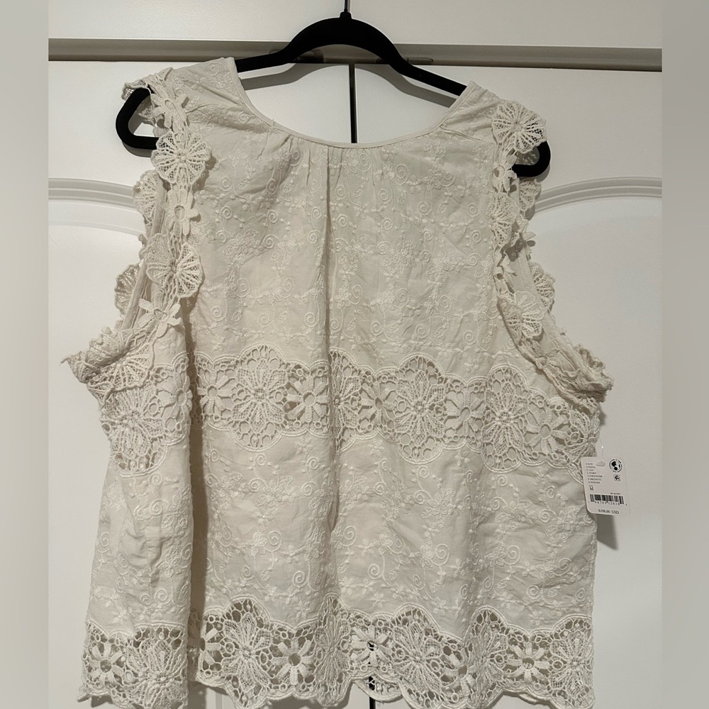 NWT Free People Ashtin Lace Short Set Medium Boho Whimsy - Picture 5 of 6